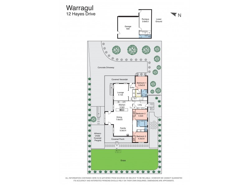 12 Hayes Drive, Warragul VIC 3820 Floorplan