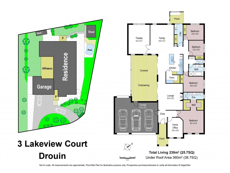 3 Lakeview Court, Drouin VIC 3818 Floorplan