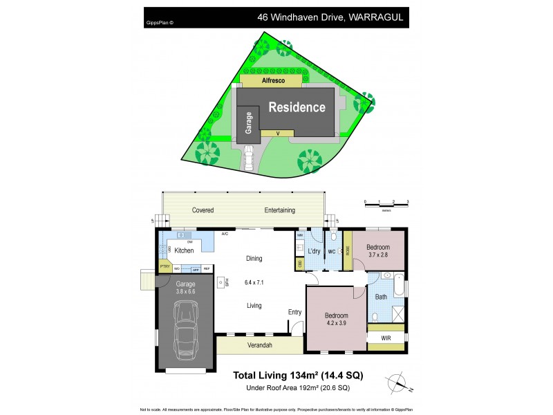 46 Windhaven Drive, Warragul VIC 3820 Floorplan