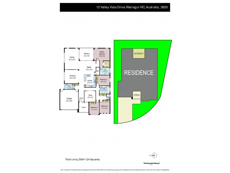 12 Valley Vista Drive, Warragul VIC 3820 Floorplan