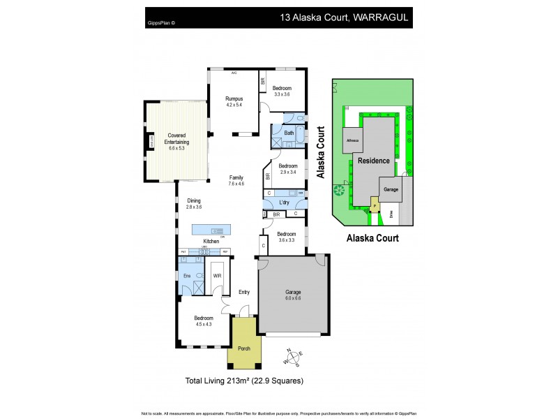 13 Alaska Court, Warragul VIC 3820 Floorplan