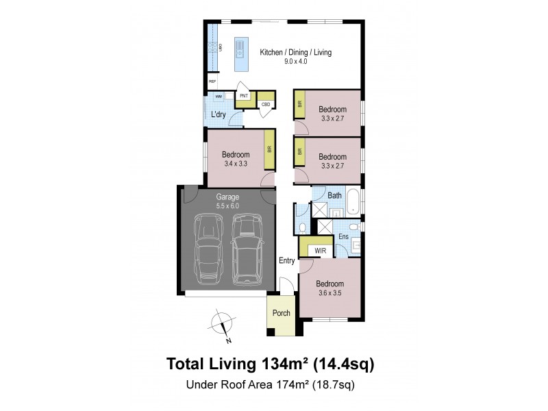 28 King Parrot Boulevard, Drouin VIC 3818 Floorplan