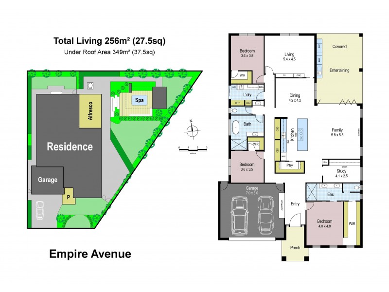 4 Empire Avenue, Drouin VIC 3818 Floorplan