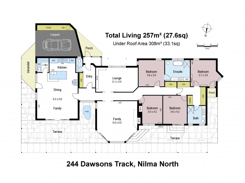 244 Dawsons Track, Nilma North VIC 3821 Floorplan