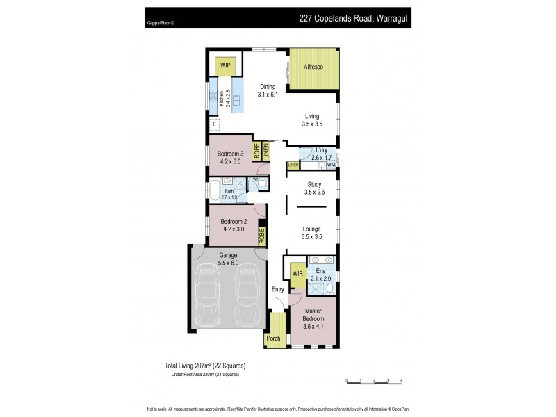 227 Copelands Road, Warragul VIC 3820 Floorplan