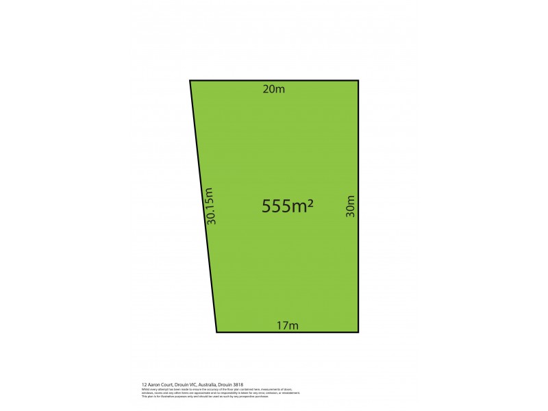 12 Aaron Court, Drouin VIC 3818 Floorplan
