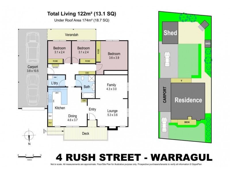 4 Rush Street, Warragul VIC 3820 Floorplan
