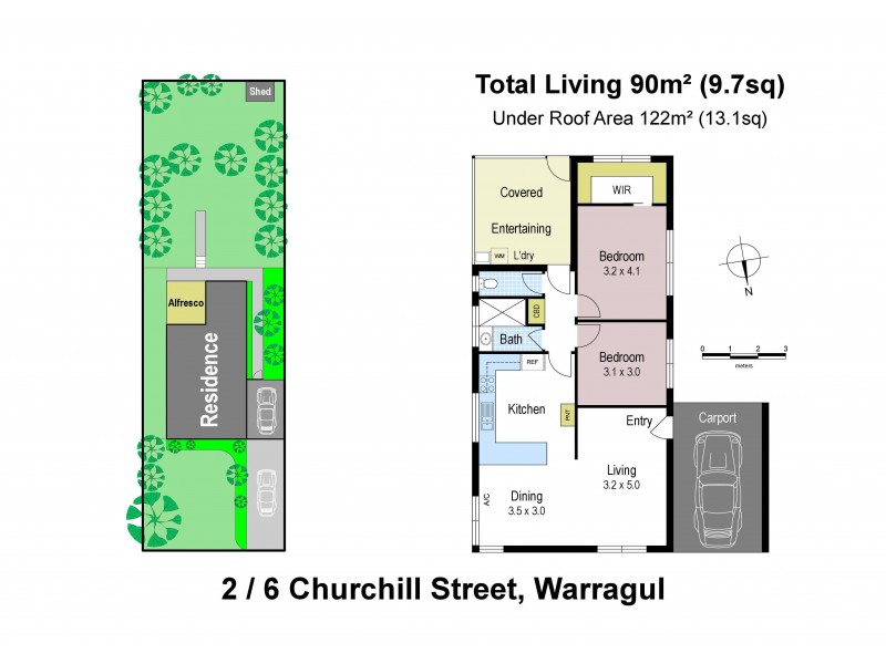 2/6 Churchill Street, Warragul VIC 3820 Floorplan