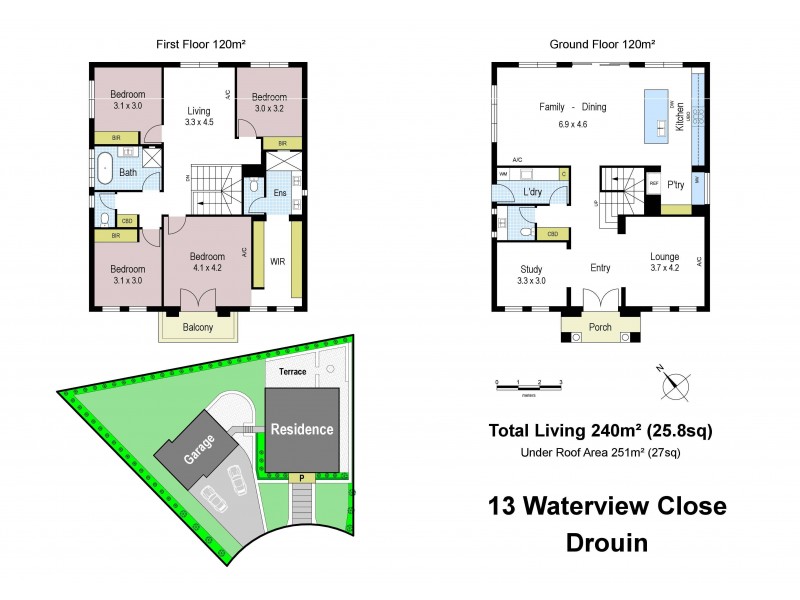 13 Waterview Close, Drouin VIC 3818 Floorplan