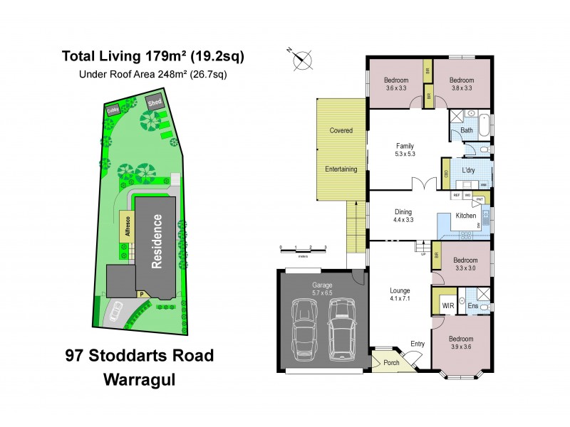 97 Stoddarts Road, Warragul VIC 3820 Floorplan