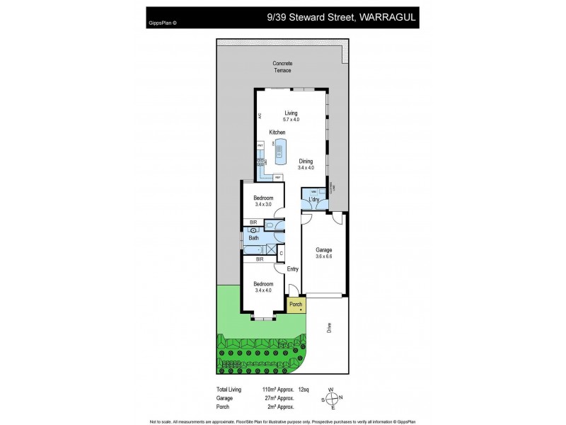 9/39 Steward Street, Warragul VIC 3820 Floorplan