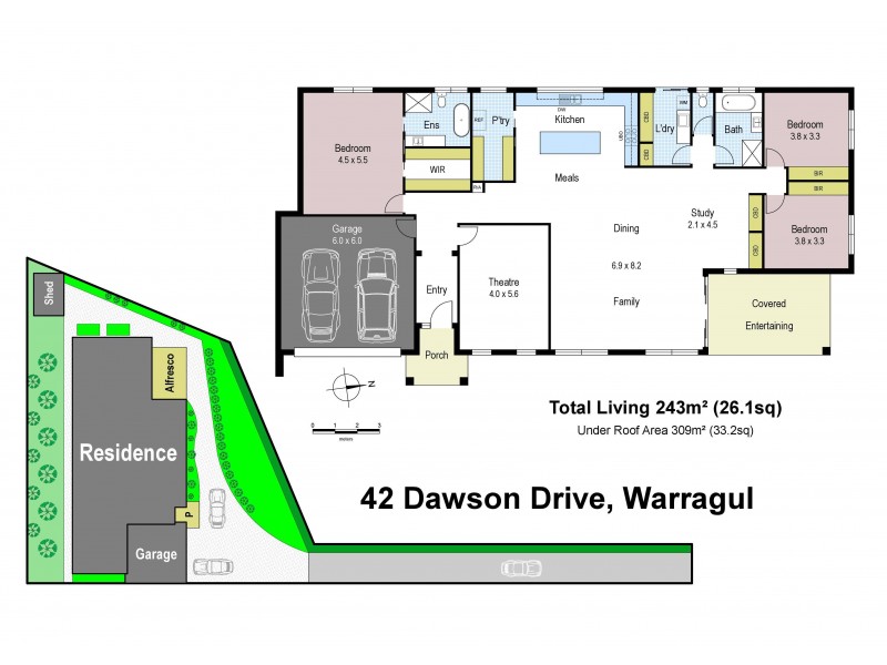 42 Dawson Drive, Warragul VIC 3820 Floorplan