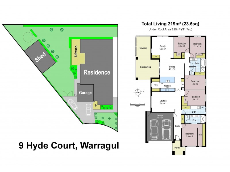 9 Hyde Court, Warragul VIC 3820 Floorplan