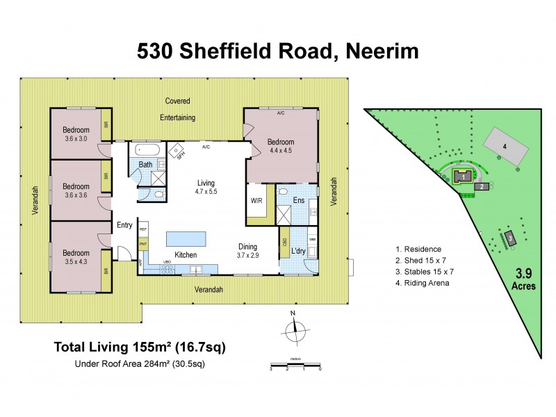 530 Sheffield Road, Neerim VIC 3831 Floorplan