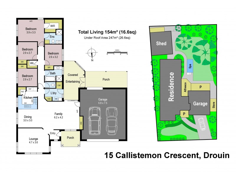 15 Callistemon Crescent, Drouin VIC 3818 Floorplan