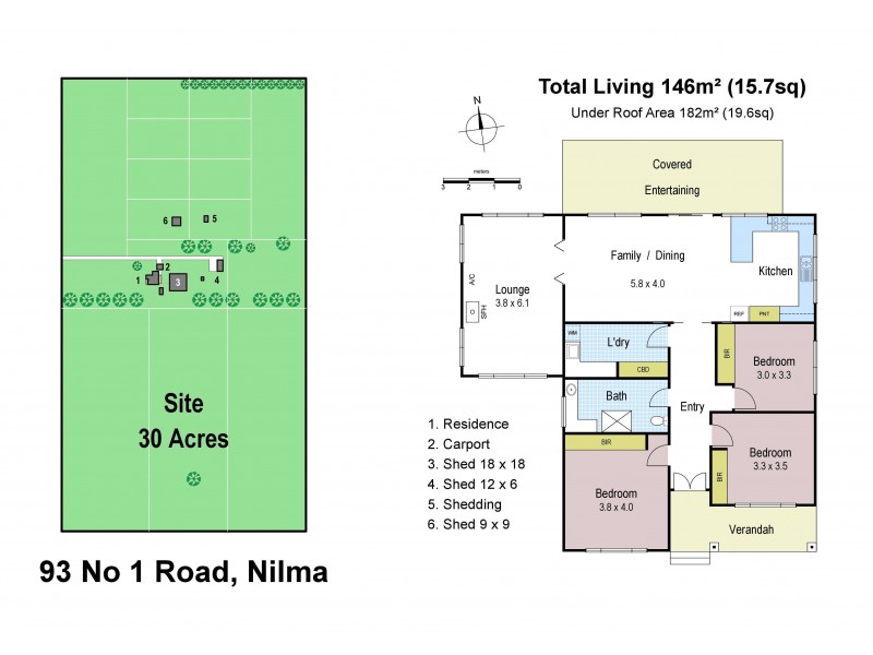93 No. 1 Road, Nilma VIC 3821 Floorplan