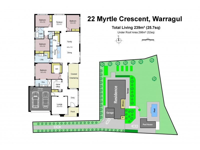 22 Myrtle Crescent, Warragul VIC 3820 Floorplan