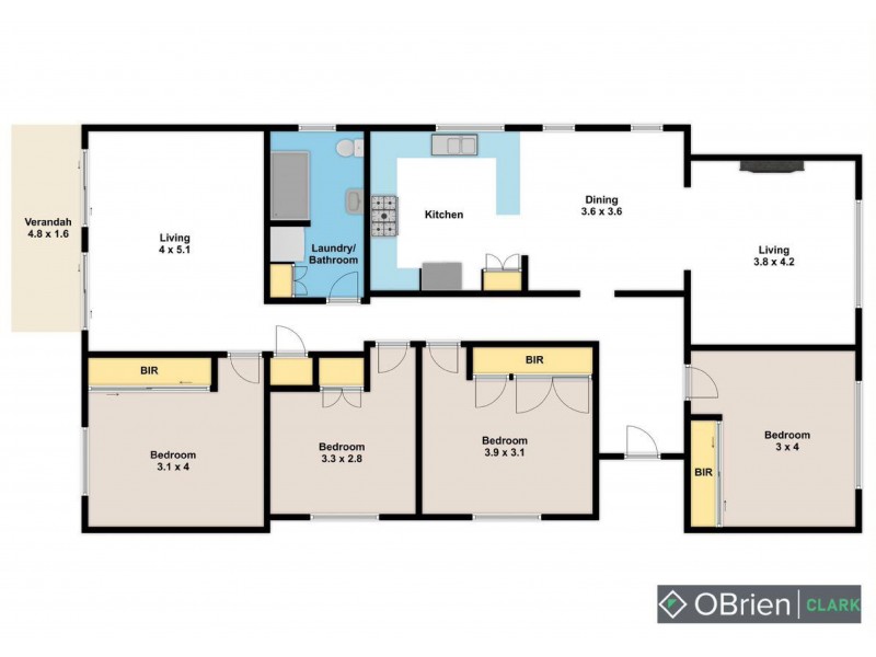 53 Charles Street, Warragul VIC 3820 Floorplan