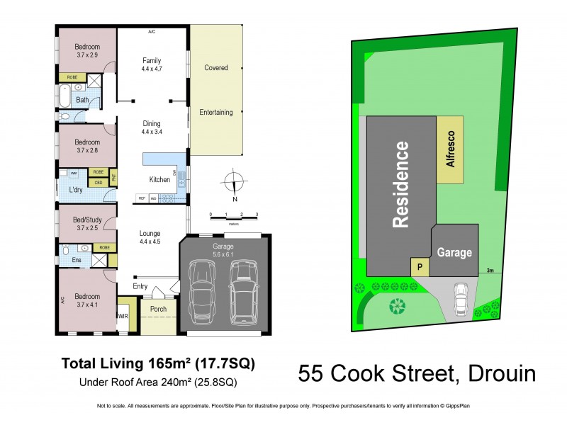 55 Cook Street, Drouin VIC 3818 Floorplan