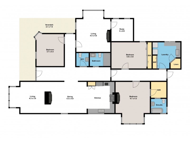 1310 Main Neerim Road, Rokeby VIC 3821 Floorplan