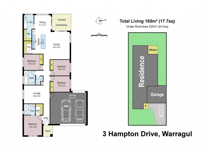 3 Hampton Drive, Warragul VIC 3820 Floorplan
