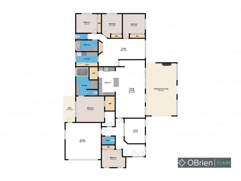 3 Atkinson Court, Warragul VIC 3820 Floorplan