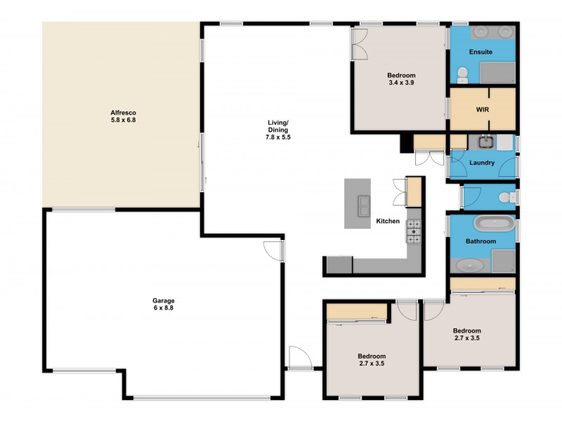 11 Atkinson Court, Warragul VIC 3820 Floorplan