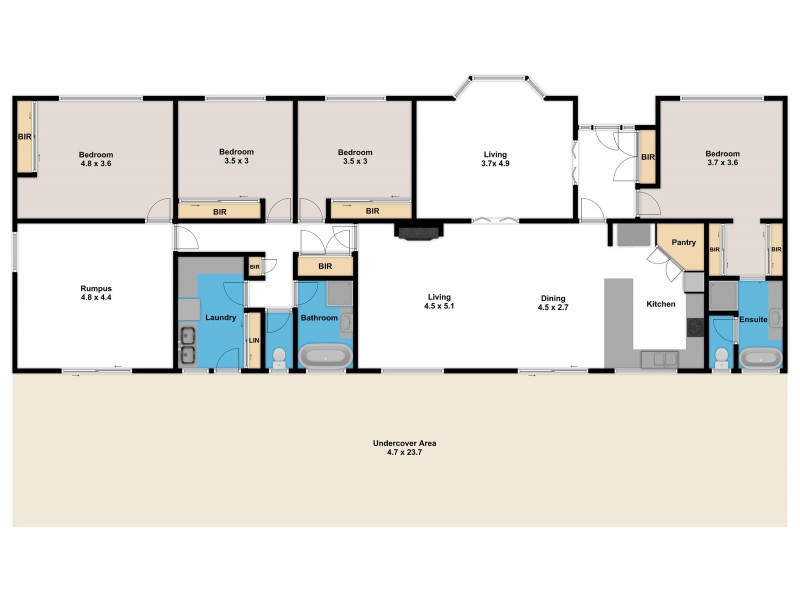 134 Rulemount Road, Warragul VIC 3820 Floorplan