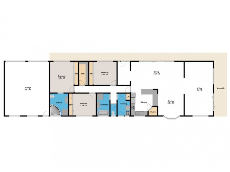 9 Jackson Drive, Drouin VIC 3818 Floorplan