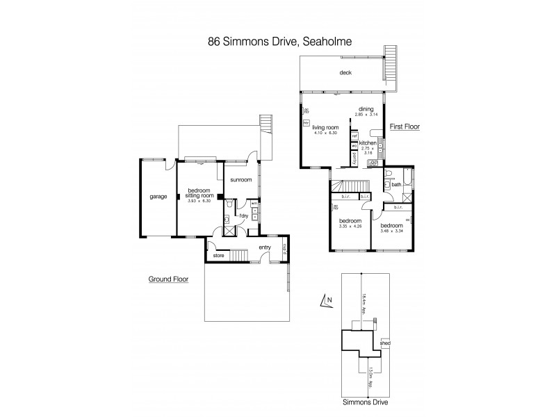 86 Simmons Drive, Seaholme VIC 3018 Floorplan