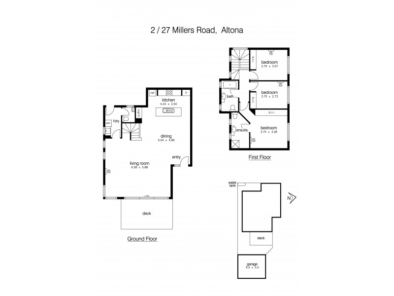 2/27-29 Millers Road, Altona VIC 3018 Floorplan