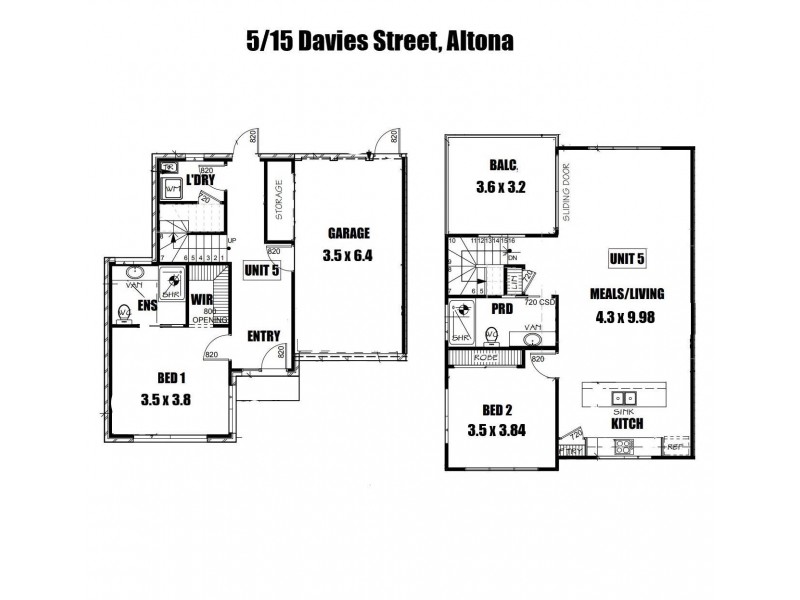 15 Davies Street, Altona VIC 3018 Floorplan
