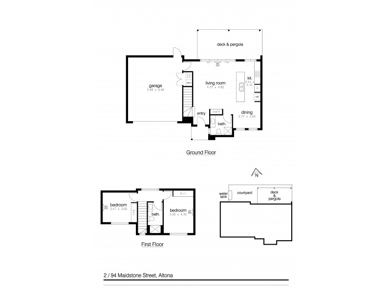2/94 Maidstone Street, Altona VIC 3018 Floorplan
