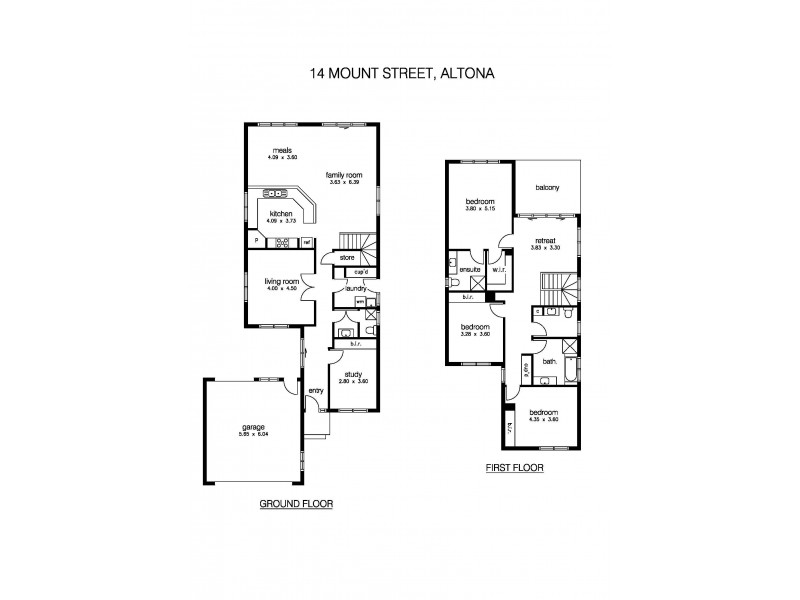 14 Mount Street, Altona VIC 3018 Floorplan