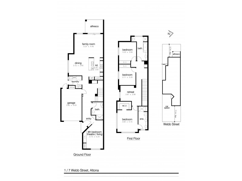 1/7 Webb Street, Altona VIC 3018 Floorplan