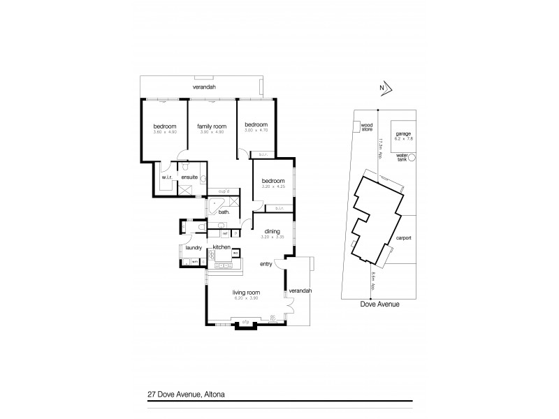27 Dove Avenue, Altona VIC 3018 Floorplan