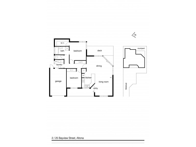 2/25 Bayview Street, Altona VIC 3018 Floorplan