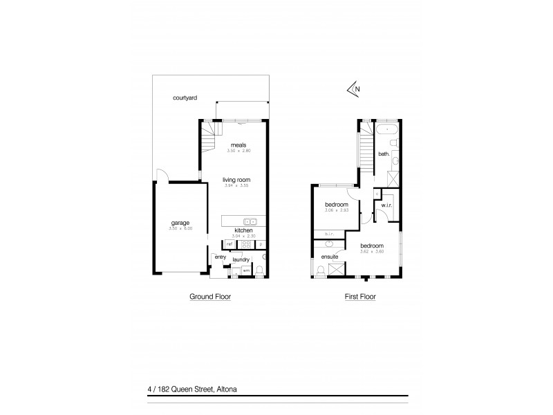 4/182 Queen Street, Altona VIC 3018 Floorplan