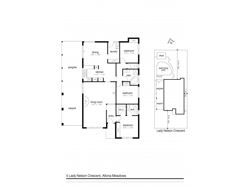 5 Lady Nelson Crescent, Altona Meadows VIC 3028 Floorplan