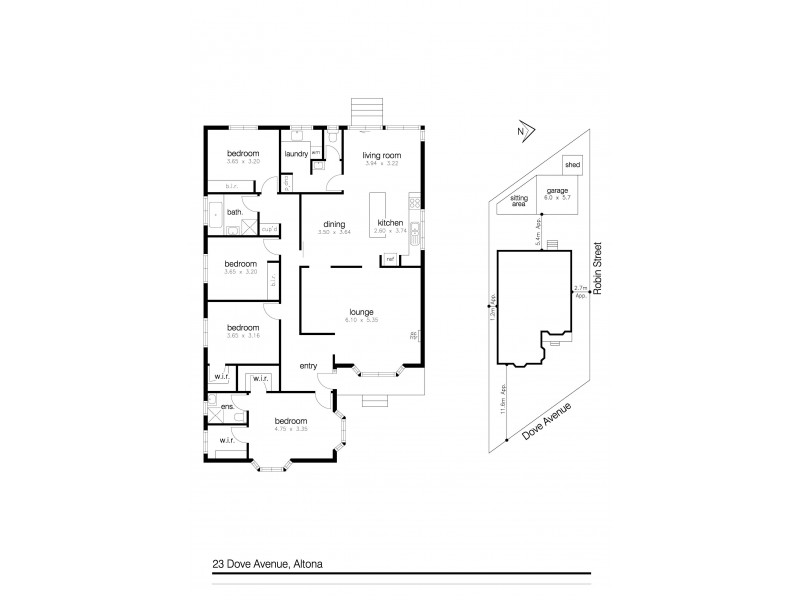 23 Dove Avenue, Altona VIC 3018 Floorplan