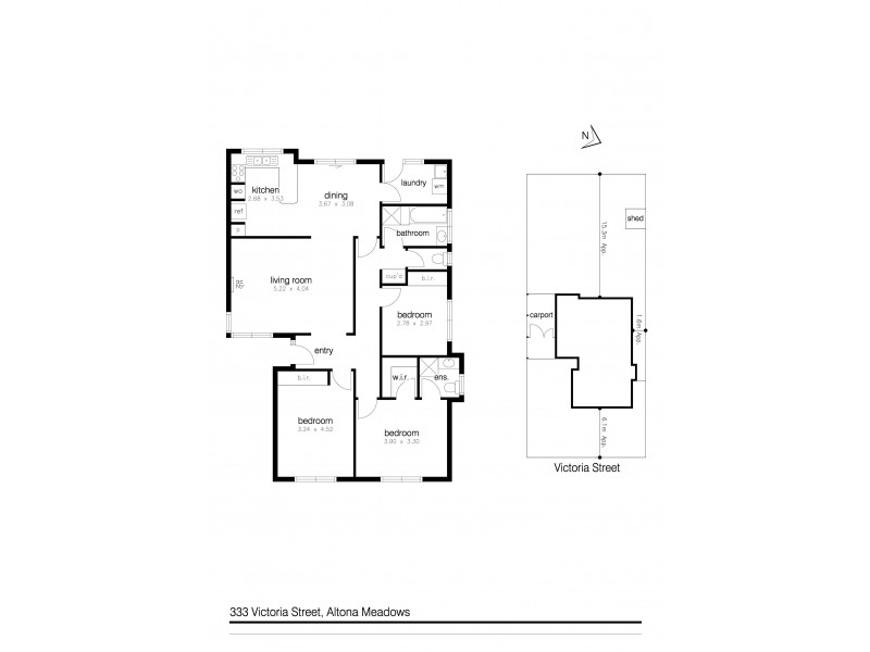 333 Victoria Street, Altona Meadows VIC 3028 Floorplan