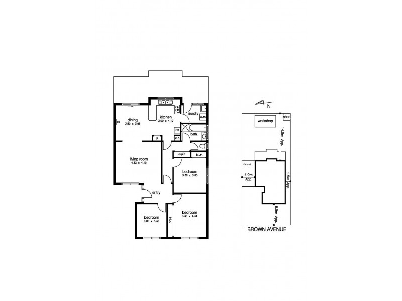 11 Brown Avenue, Altona Meadows VIC 3028 Floorplan