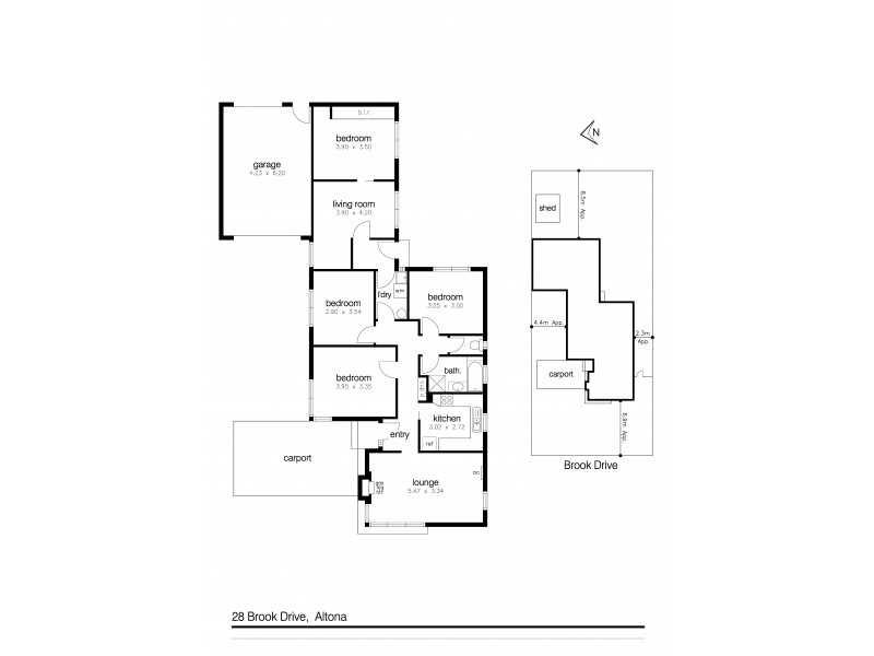 28 Brook Drive, Altona VIC 3018 Floorplan