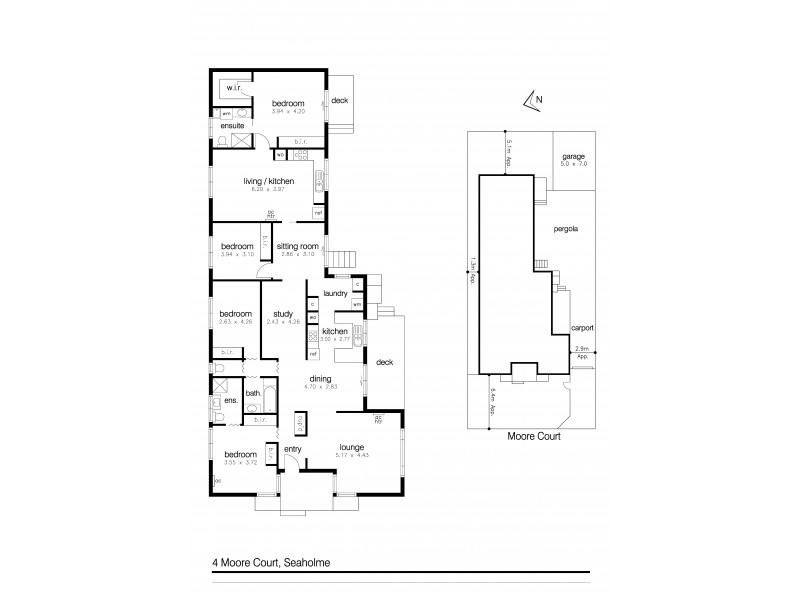 4 Moore Court, Seaholme VIC 3018 Floorplan