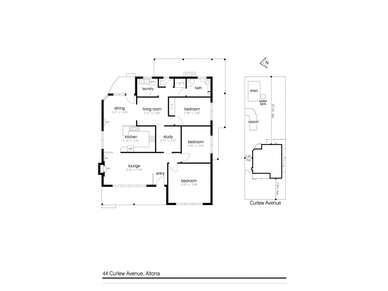44 Curlew Avenue, Altona VIC 3018 Floorplan