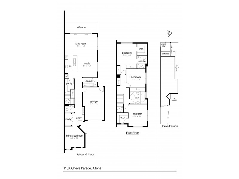 113a Grieve Parade, Altona VIC 3018 Floorplan