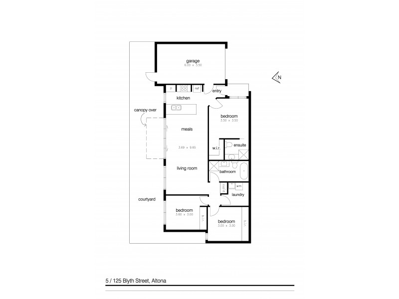 36 Bracken Grove, Altona VIC 3018 Floorplan