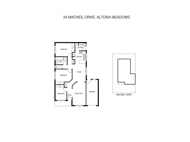 24 MacNeil Drive, Altona Meadows VIC 3028 Floorplan