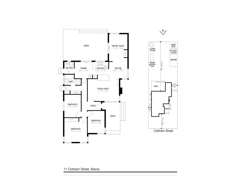 11 Cobham Street, Altona VIC 3018 Floorplan