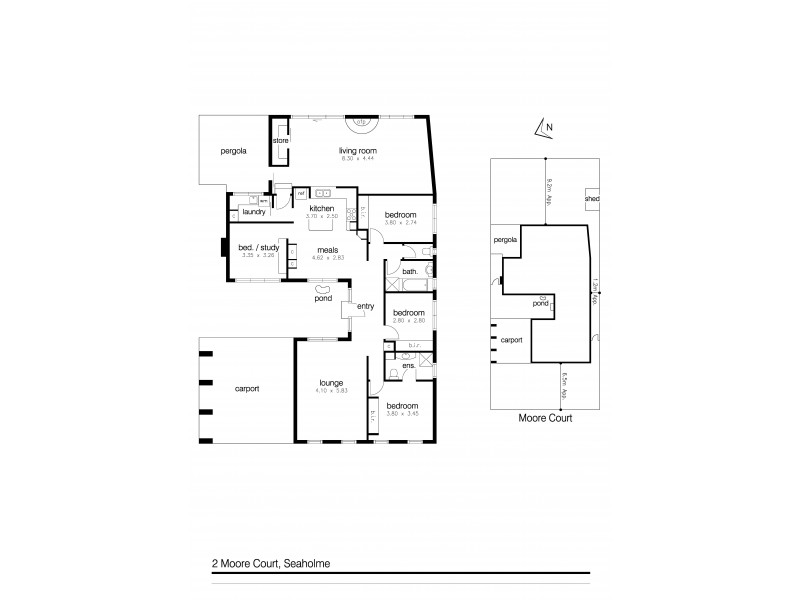 2 Moore Court, Seaholme VIC 3018 Floorplan
